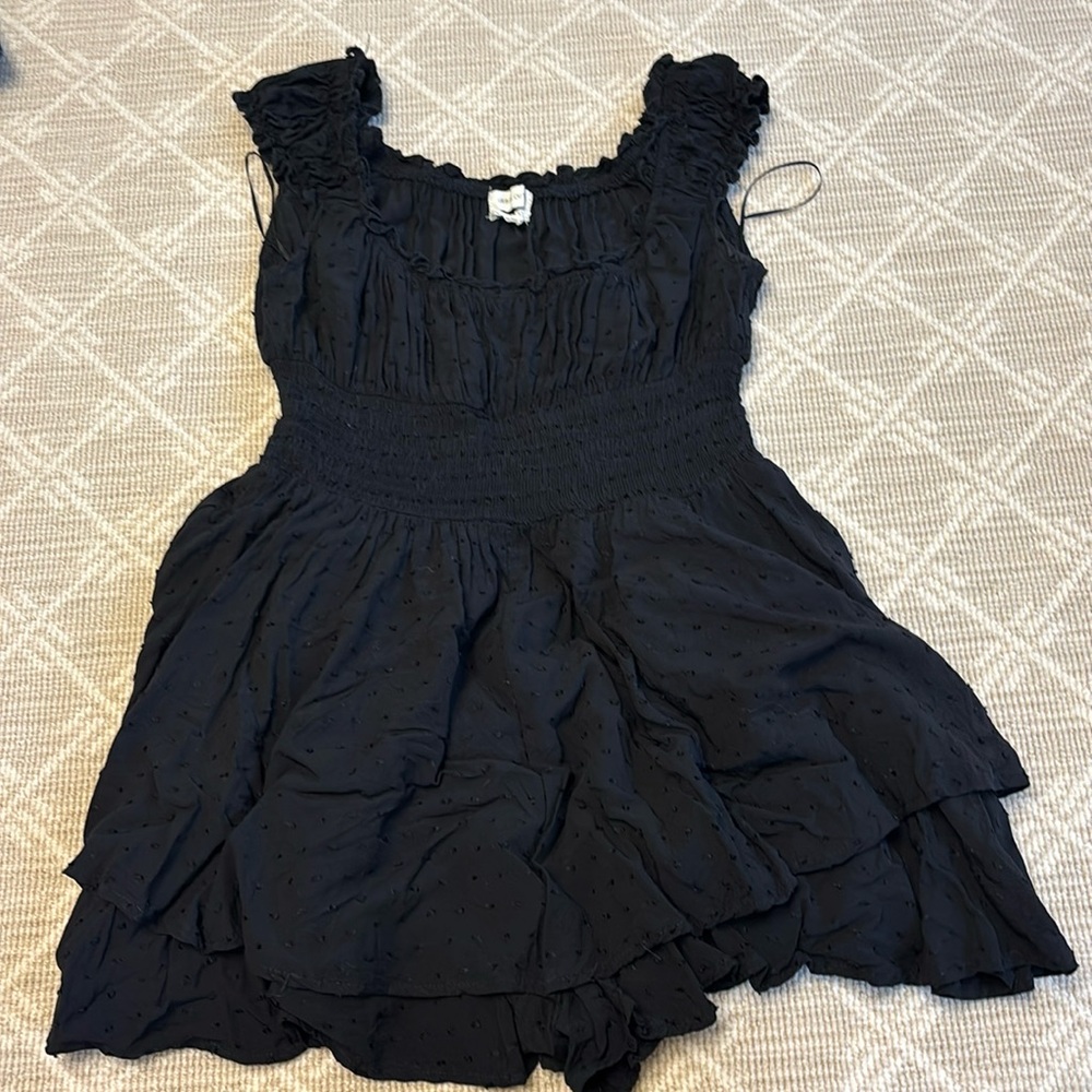 urban outfitters black romper